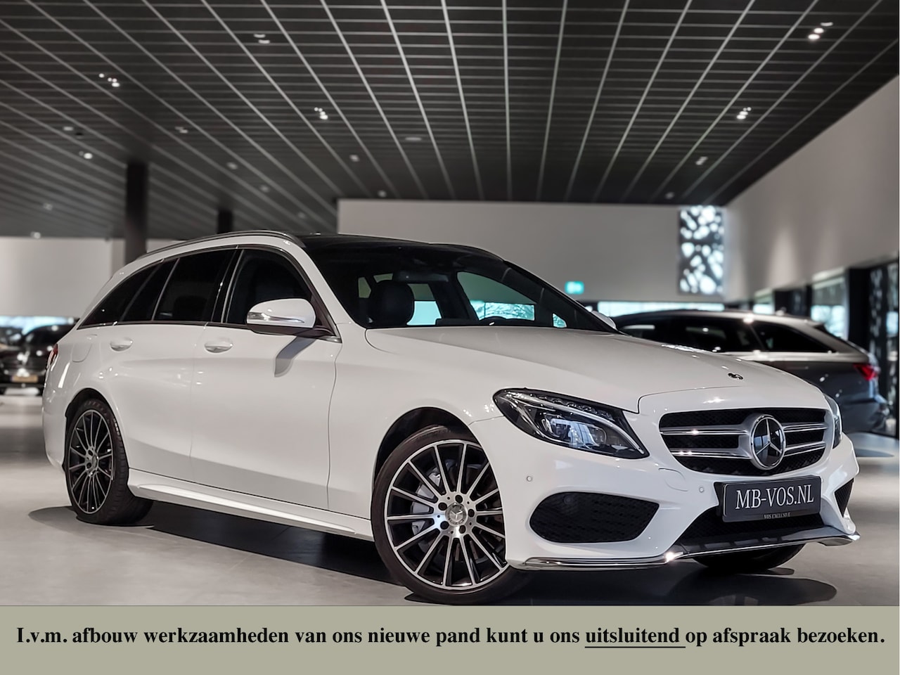 Mercedes-Benz C-klasse Estate - 250 Cdi AMG Panorama|Luchtvering|Distronic|Comand|Trekhaak|LED|19" - AutoWereld.nl