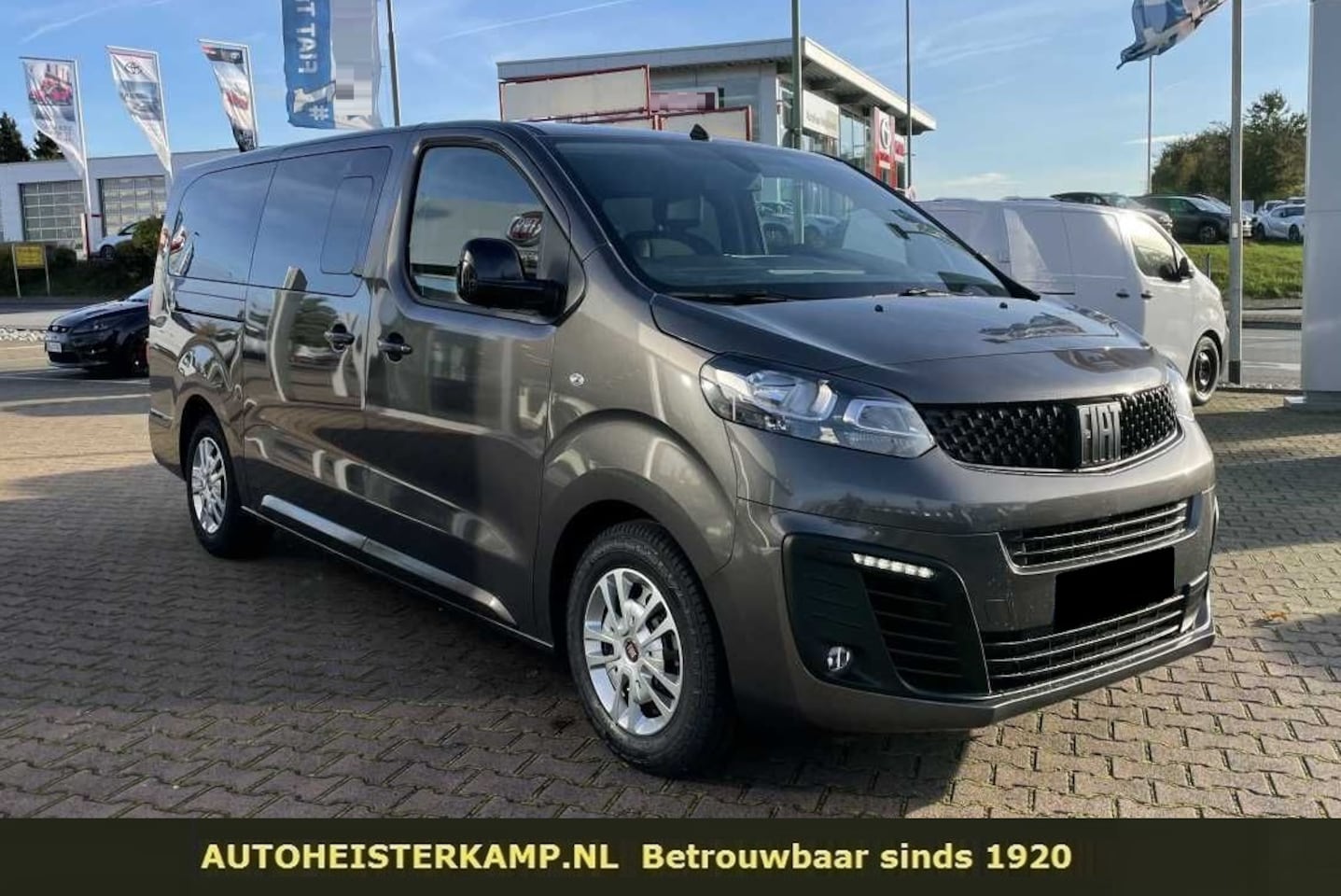 Fiat E-Scudo Combi - Ulysse L3H1 75 kWh 8-zitter 31.400 EX BTW Camera Apple CarPlay Android Auto - AutoWereld.nl