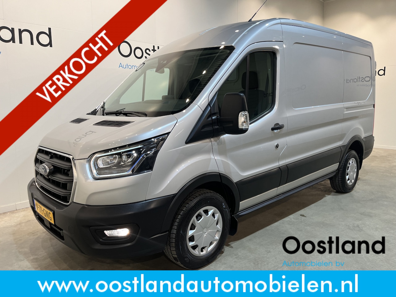 Ford Transit - 2.0 TDCI L2H2 Trend 130 PK Automaat / Euro 6 / Airco / Camera / Cruise Control / Navigatie - AutoWereld.nl