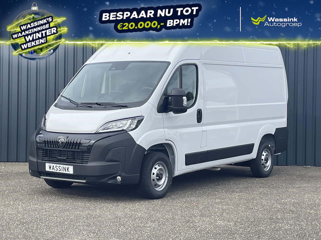 Peugeot Boxer - 2.2 HDi 140PK L2H2 3,5T I Zwaar I Trekhaak 2500KG Trekgewicht I Pack Techno I Verzwaarde v - AutoWereld.nl