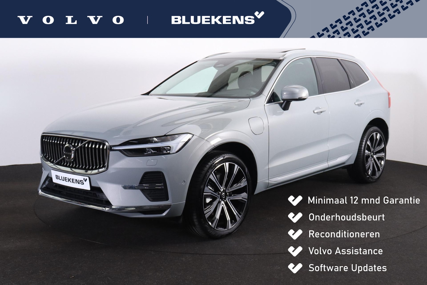 Volvo XC60 - T8 Plug-in hybrid AWD Ultimate Bright - LONG RANGE - Panorama/schuifdak - IntelliSafe Assi - AutoWereld.nl