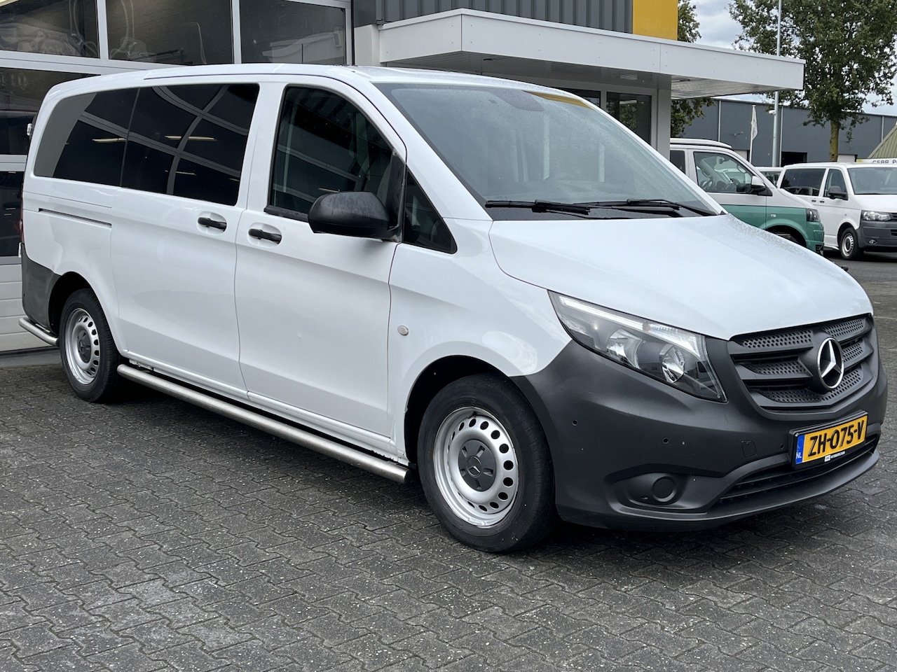 Mercedes-Benz Vito Tourer - 116 BlueTEC Pro Lang Airco Cruise control PDC Euro 6  geschikt voor Taxi Groeps vervoer Pe - AutoWereld.nl