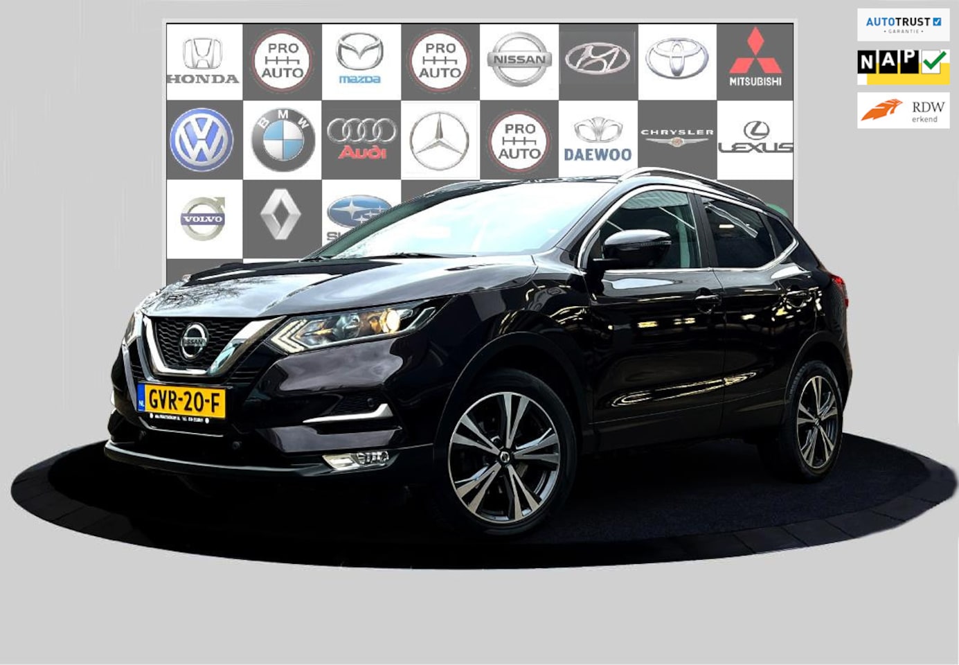 Nissan Qashqai - 1.5 dCi Tekna panorama_trekh_Clima_Cruise - AutoWereld.nl