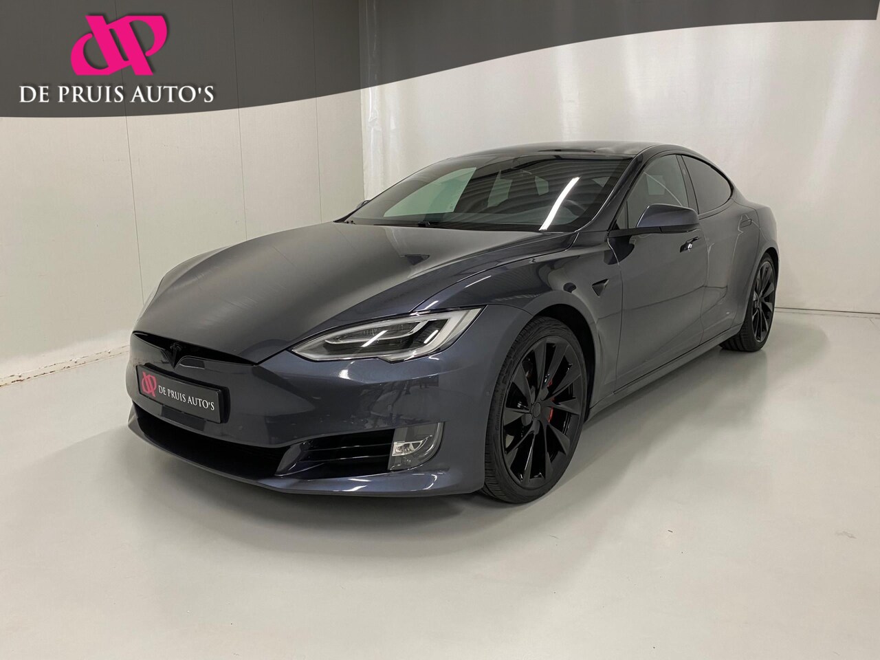 Tesla Model S - 100D 21inch Panodak *Nieuw Accupack* Autopilot 2.5  Hoogglans zwartoptiek Alcantara hemel - AutoWereld.nl