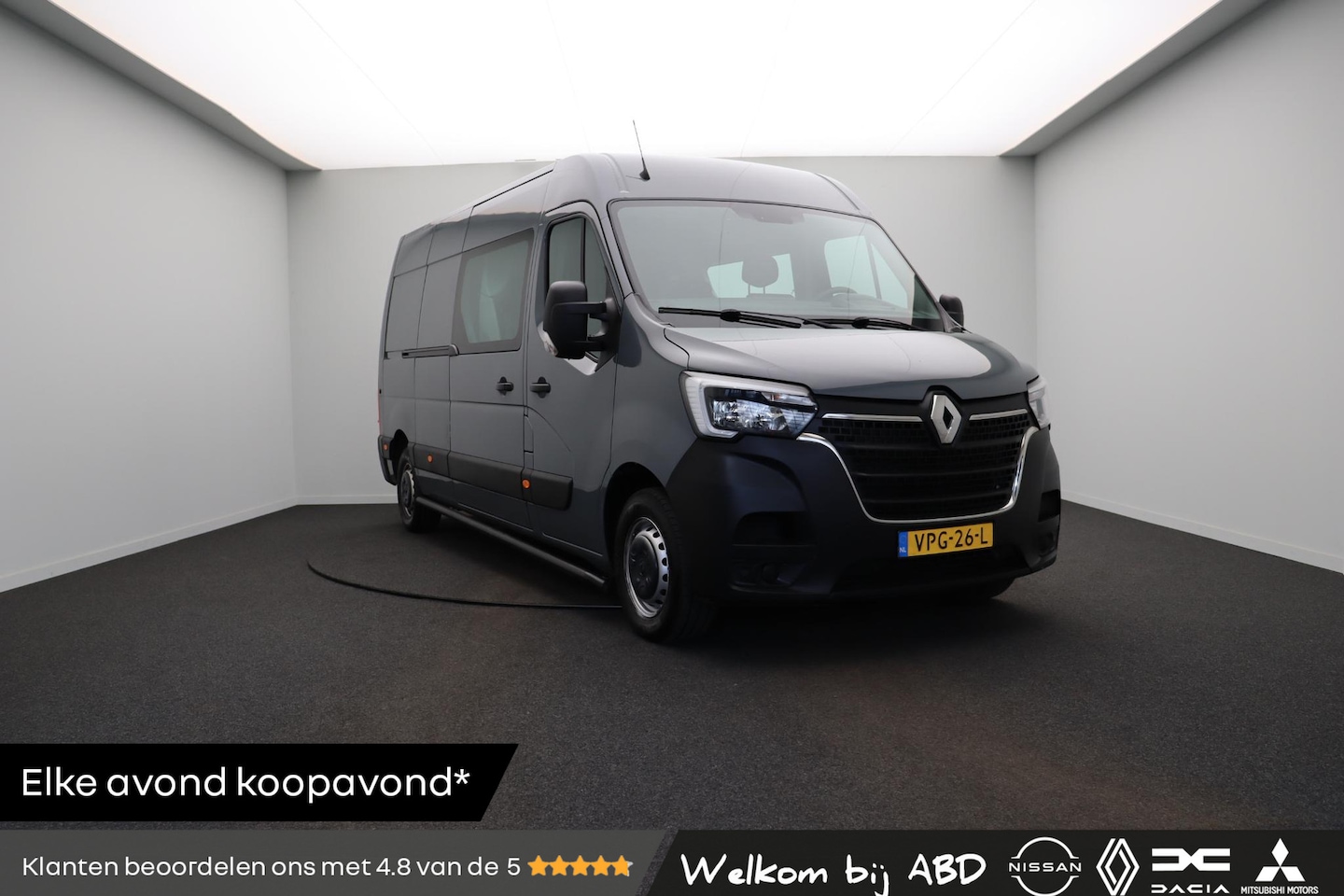 Renault Master - T35 2.3 dCi 150 L3H2 DC Energy Comfort | Dubbel Cabine 7 persoons | Trekhaak | Laadruimte - AutoWereld.nl