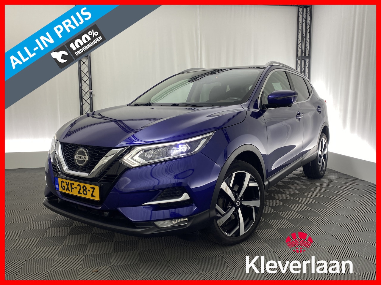 Nissan Qashqai - 1.3 DIG-T Tekna Automaat | Navi | Pano-Dak | Cruise | DAB | Elek. Stoel | - AutoWereld.nl