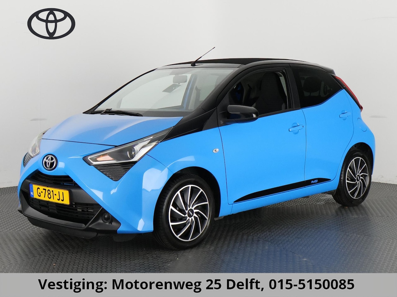 Toyota Aygo - 1.0 VVT-i X CABRIOLET BITONE AUTOMAAT BIJNA 2020.AIRCO.CARPLAY NAVIGATIE.GARANTIE TOT 10-2 - AutoWereld.nl