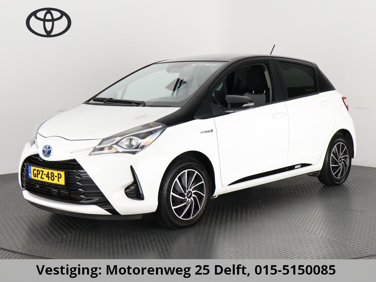 Toyota Yaris - 1.5 HYBRID BI-TONE AUTOMAAT BIJNA 2020 .NAVIGATIE.CAMERA GARANTIE TOT 2030* - AutoWereld.nl