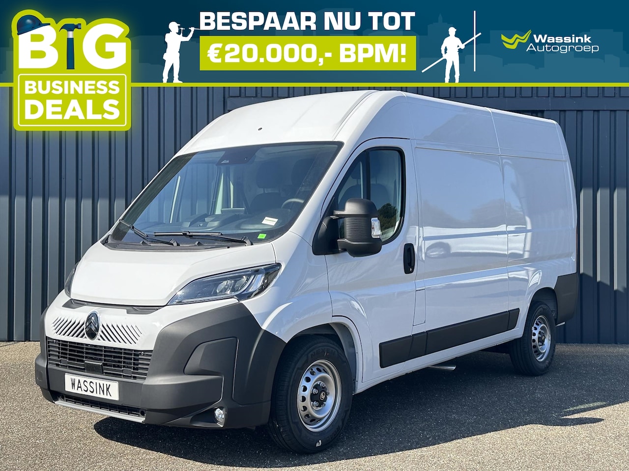 Citroën Jumper - GB 2.2 BlueHDi 140pk L2H2 35 | Pakket Visibility LED | Pakket Techno Plus | Trekhaak - AutoWereld.nl