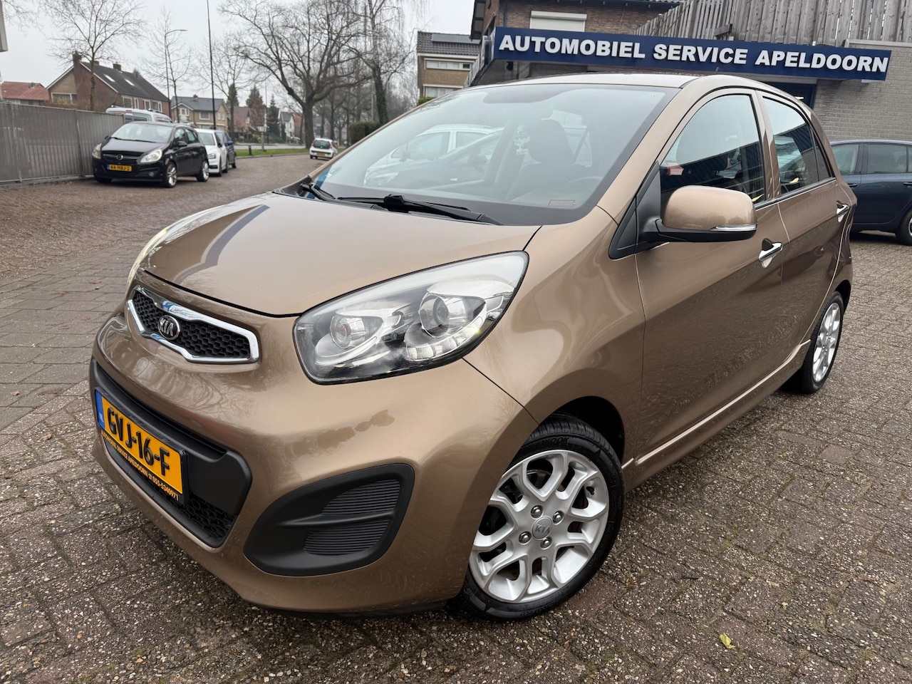 Kia Picanto - 1.2 CVVT BusinessLine *PDC*STUURVERW.*AIRCO*STOELVERW.*ELEKTR. RAMEN*LM.VELGEN* - AutoWereld.nl