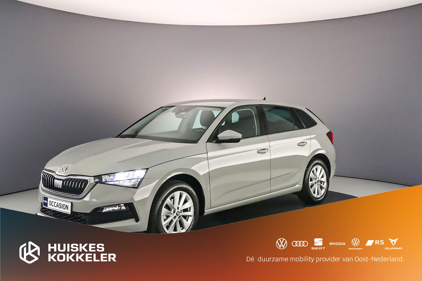 Skoda Scala - Ambition 1.0 TSI 110pk Cruise control, Parkeersensor achter, Airco, App connect, LED kopla - AutoWereld.nl