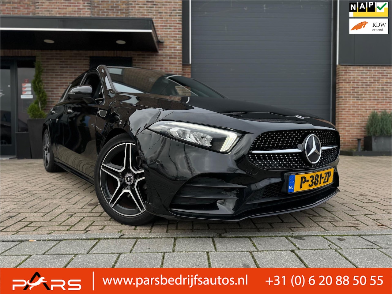 Mercedes-Benz A-klasse - 200 Premium AMG Line Night Pakket Automaat bj 2020 SCHADE RONDOM EXPOR!!! - AutoWereld.nl