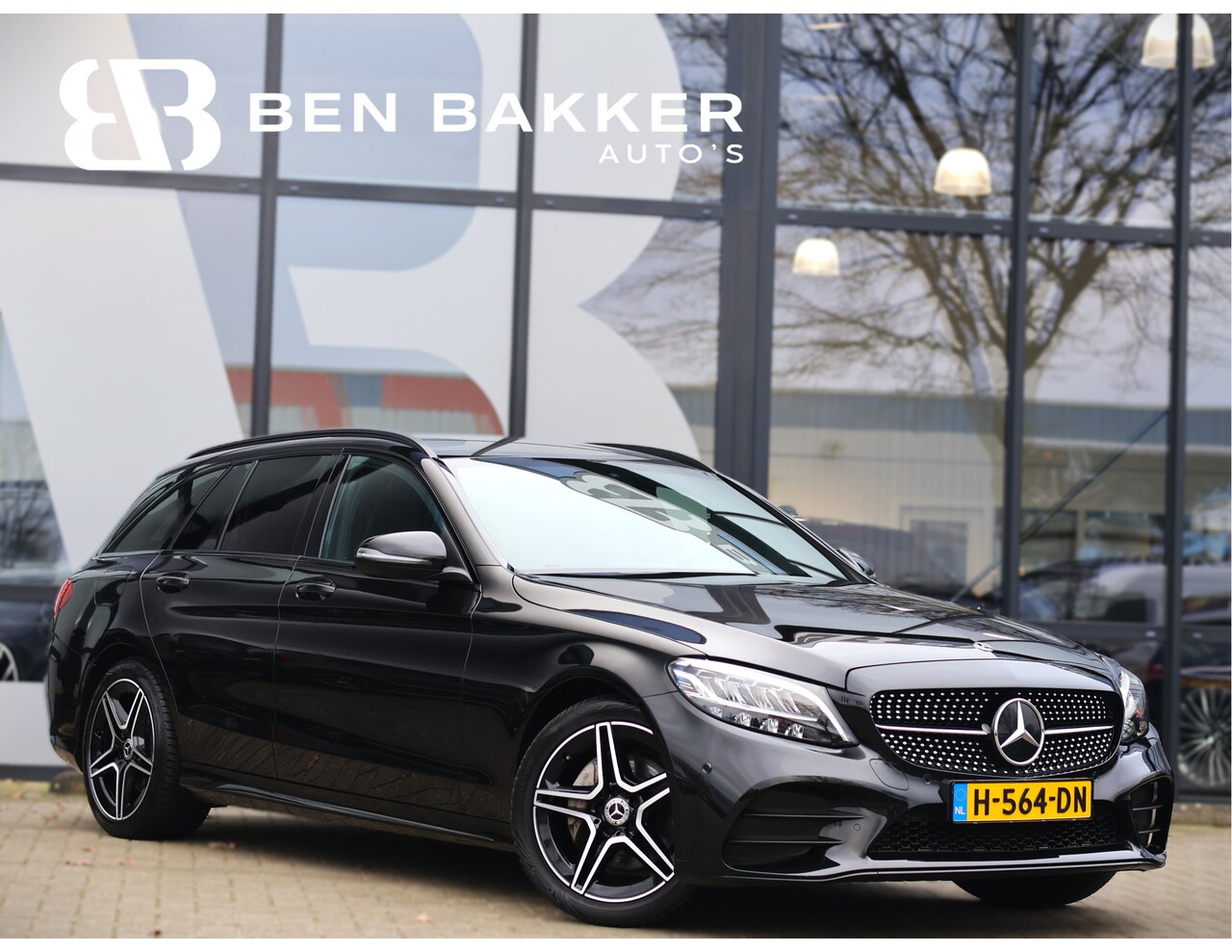 Mercedes-Benz C-klasse Estate - 160 Business AMG Limited 9G Aut. *Night*Virtual*Carplay*Cam*LED* - AutoWereld.nl