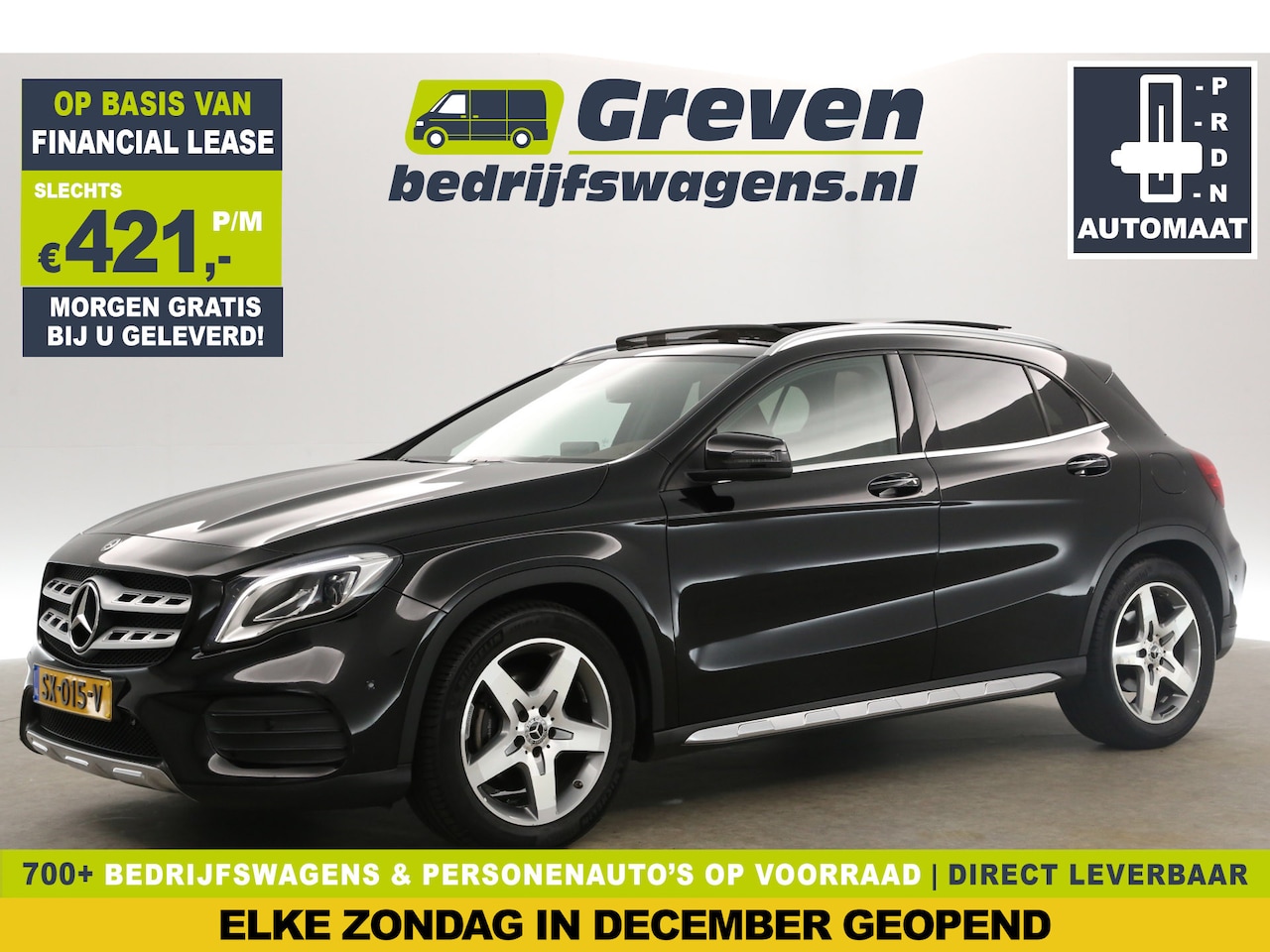 Mercedes-Benz GLA-Klasse - 200 Premium Plus 157PK Automaat Pano Harman/Kardon Clima Camera LED Cruise Sfeer PDC Navi - AutoWereld.nl