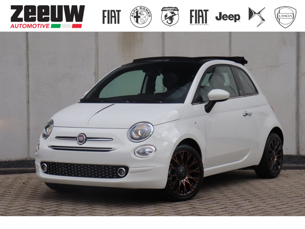 Fiat 500 C - TwinAir Turbo 85 PK 120th | Carplay | Airco | BTW | 16" - AutoWereld.nl