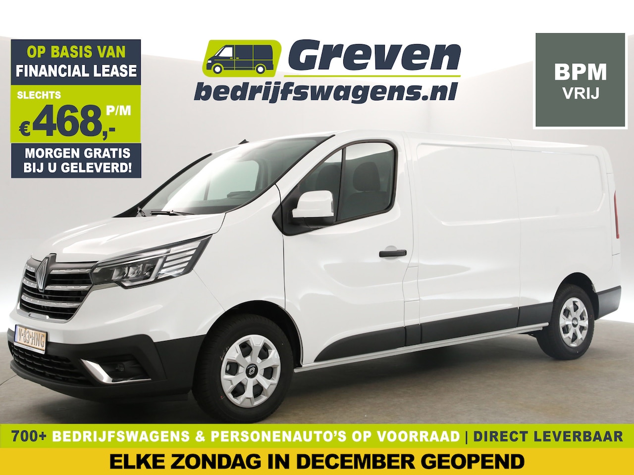 Renault Trafic - 2.0 Blue dCi T30 L2H1 130PK | NIEUW | BPM Vrij | Clima Cruise Carplay LED 3 Persoons Virtu - AutoWereld.nl