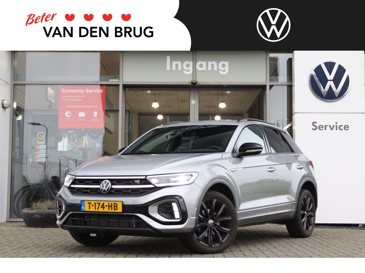 Volkswagen T-Roc - 1.5 TSI 150 pk DSG R-Line Business | Trekhaak | Navigatie | LED | Black Style pakket | Cli - AutoWereld.nl