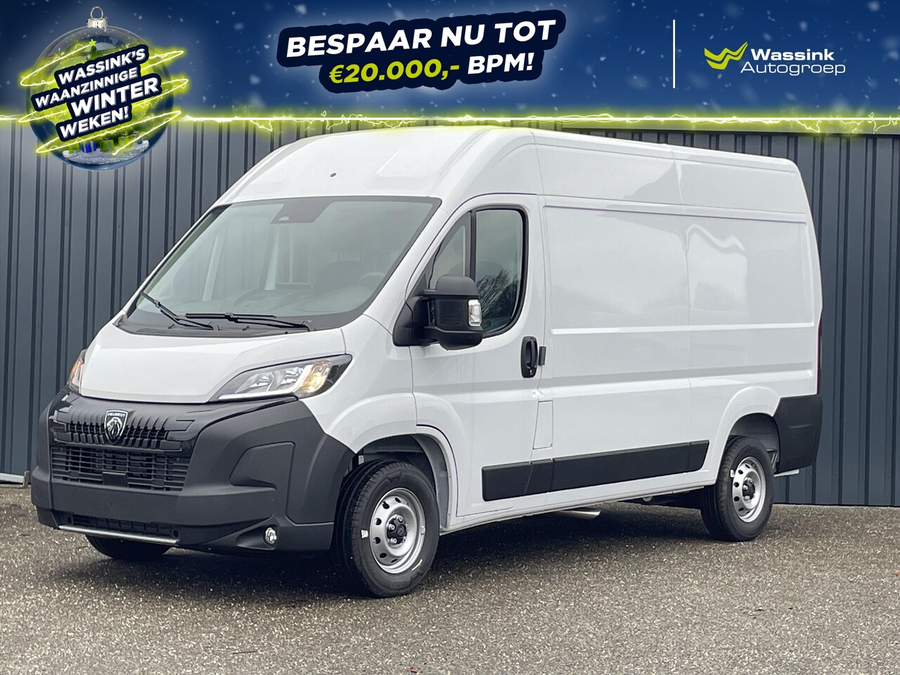 Peugeot Boxer - Peugeot Boxer 2.2 HDi 140PK L2H2 3,5T I Trekhaak 2500KG Trekgewicht I Pack Techno I Verzwa - AutoWereld.nl