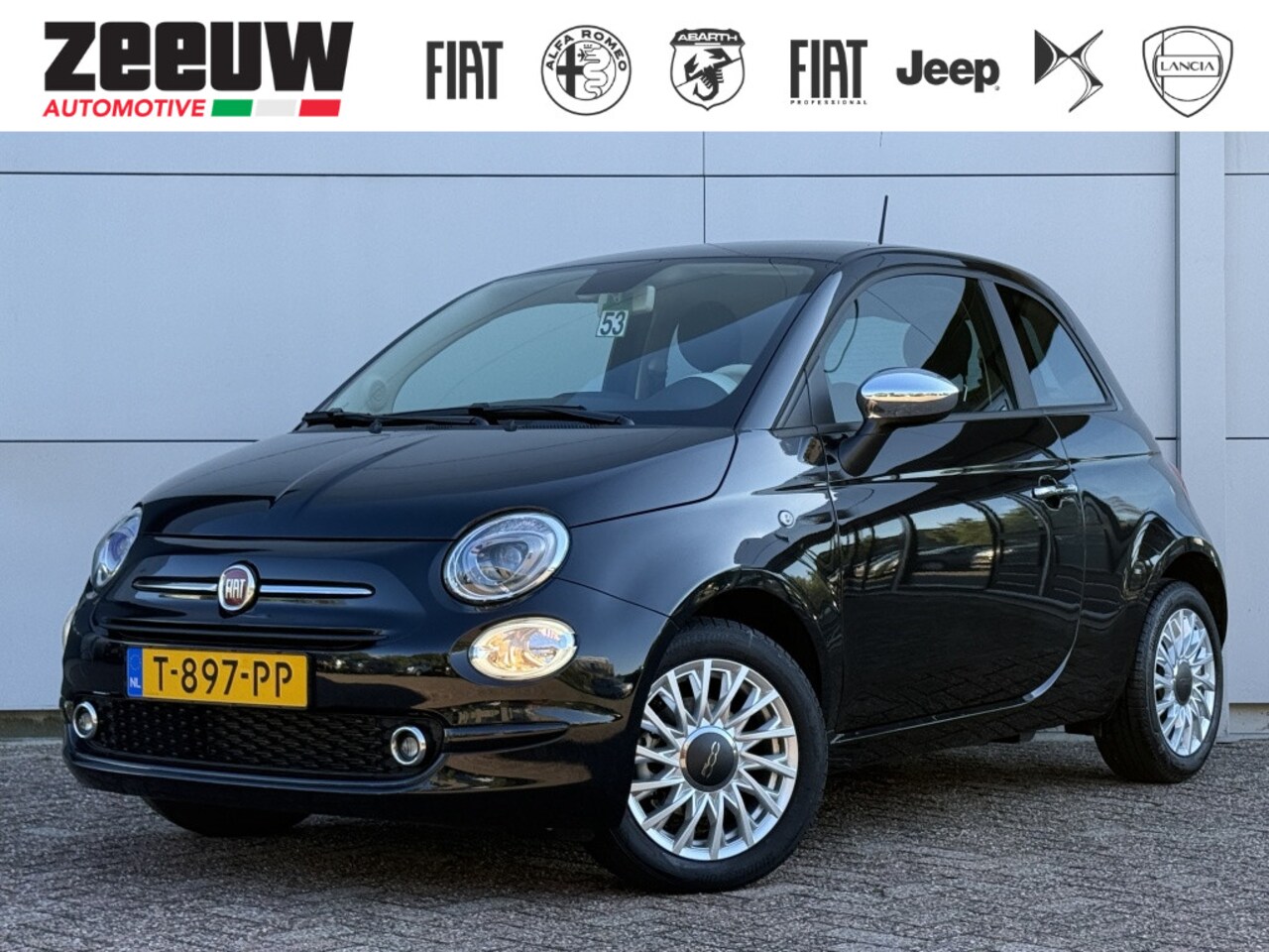 Fiat 500 - 1.0 Hybrid 70 PK | Navi | Clima | Cruise | PDC | 15" - AutoWereld.nl