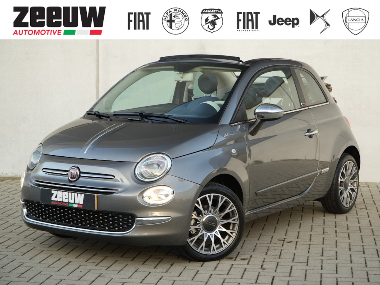 Fiat 500 C - 1.0 Hybrid 70 PK Dolcevita | Carplay | Clima | Cruise | 16" - AutoWereld.nl