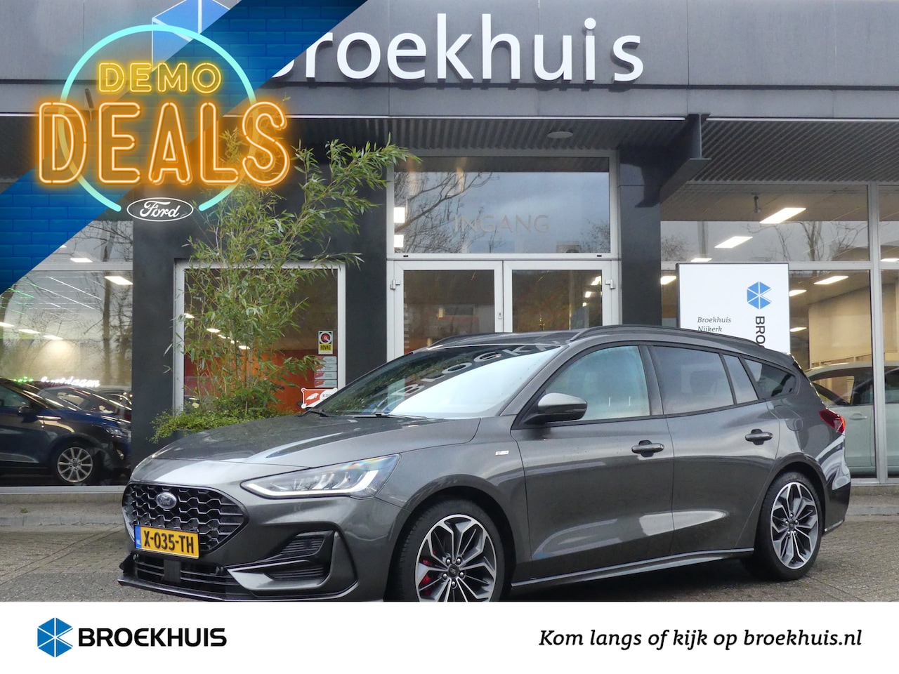 Ford Focus Wagon - 1.0 EcoBoost Hybrid 125PK ST-Line X | STOEL+STUUR+VOORRUITVERWARMING | 18'' LMV | CAMERA | - AutoWereld.nl