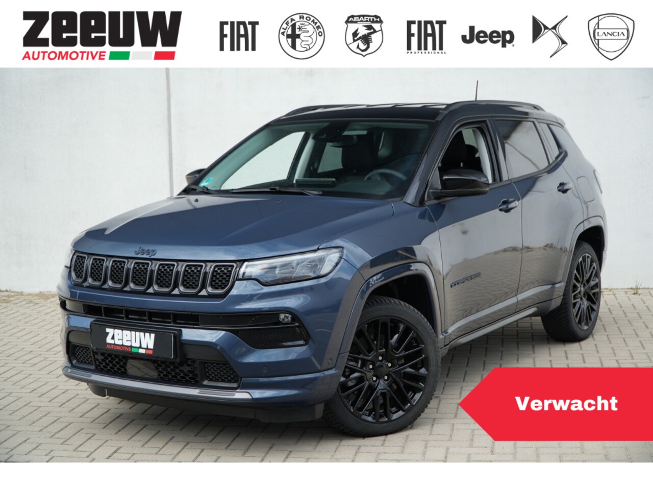 Jeep Compass - 4xe 240 PK Hybrid S | Leder | Navi | Winter | Camera | 19" - AutoWereld.nl