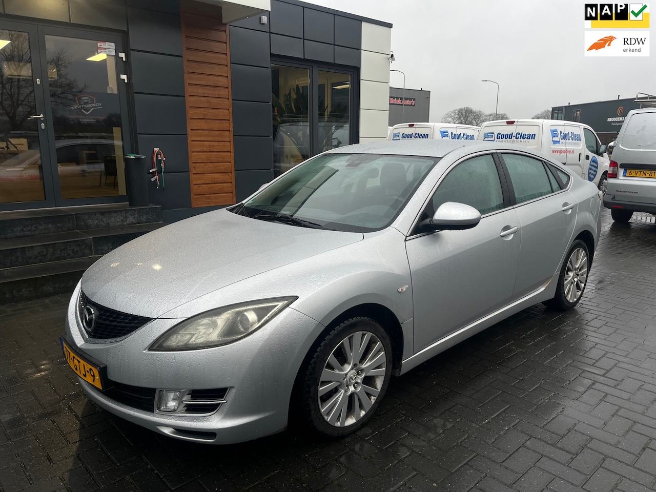 Mazda 6 - 2.0 CiTD 5 deurs 140 pk zilver ecc 2008 apk 2026 - AutoWereld.nl