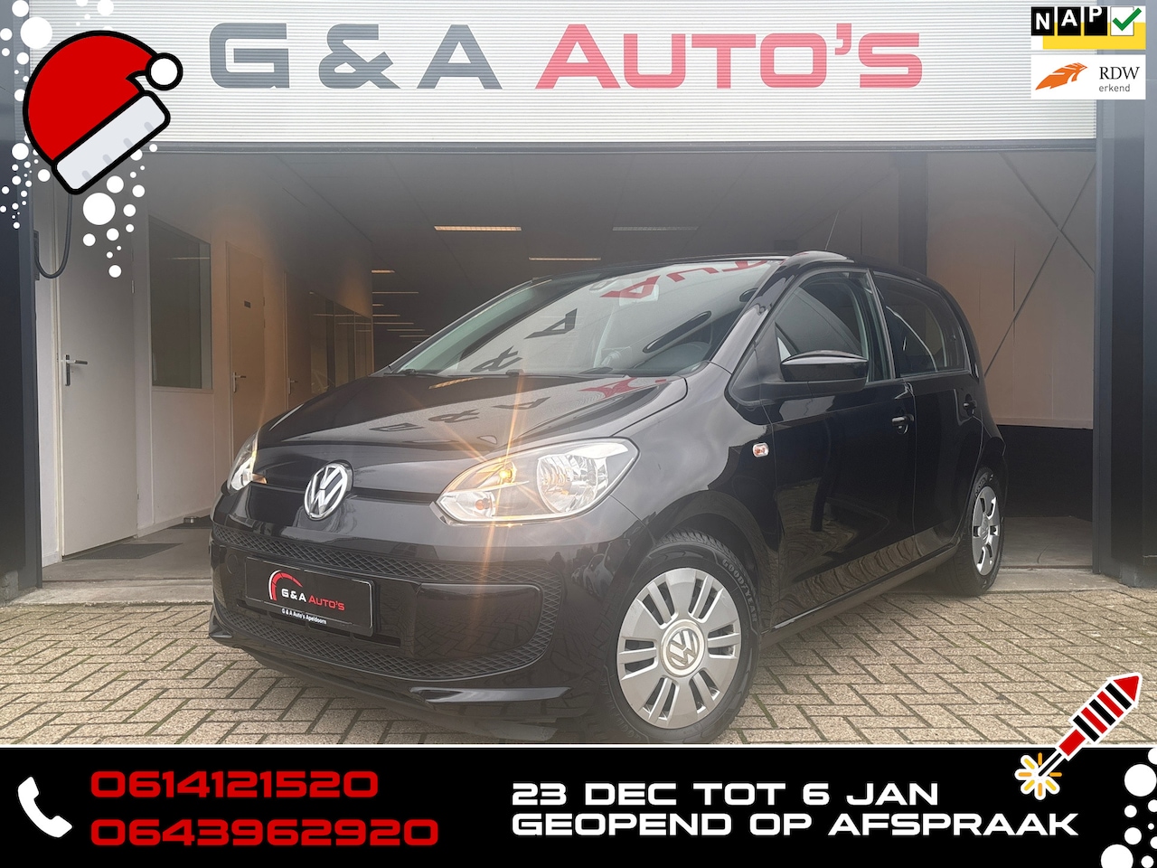 Volkswagen Up! - 1.0 high up! AIRCO / NAVI / CRUISE CTRL / PDC / LEDER - AutoWereld.nl