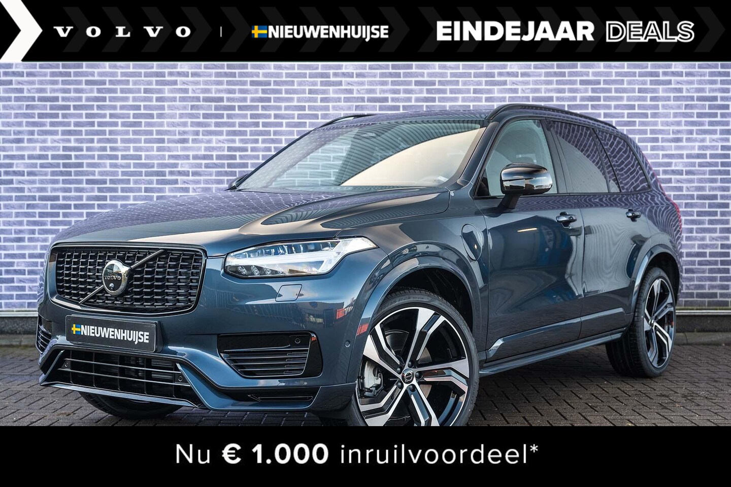 Volvo XC90 - T8 Recharge AWD Ultra Dark Long range | Luchtvering | 22" LM velgen | Massage/ventilatie v - AutoWereld.nl