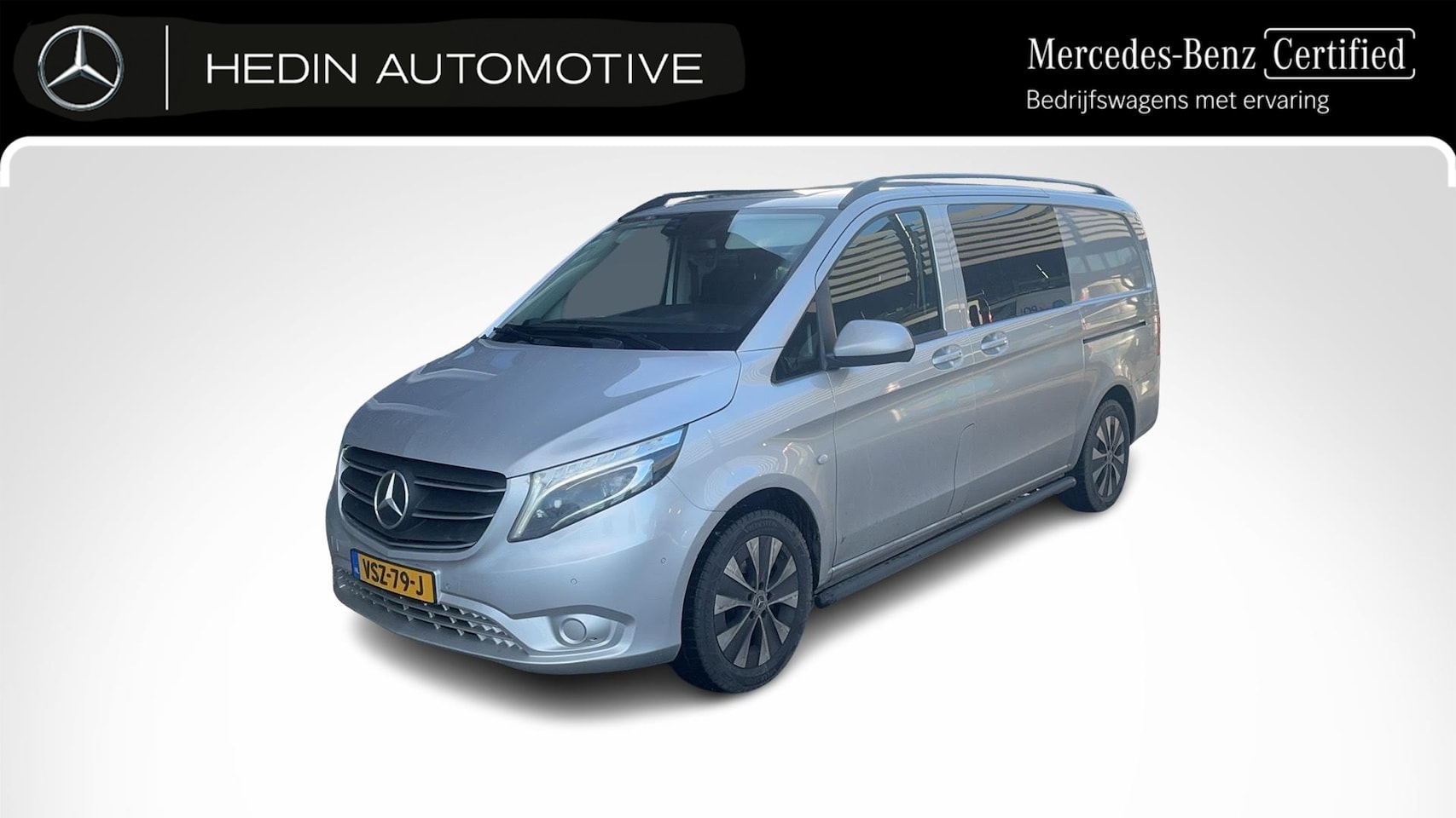 Mercedes-Benz Vito - 116 L2 Automaat Dubbel Cabine | Trekhaak | Stoelverwarming | LED | Parktronic | Regensenso - AutoWereld.nl