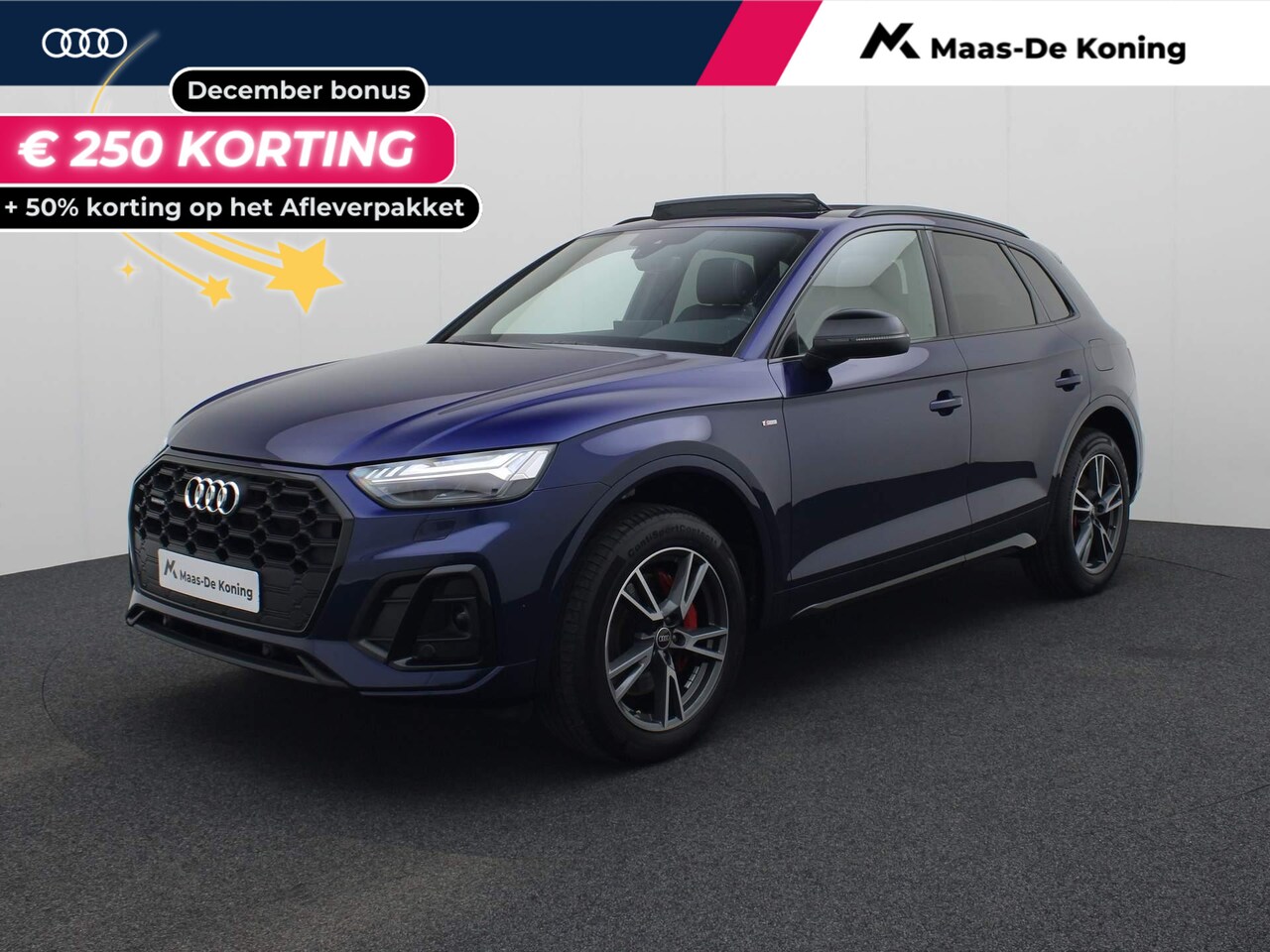 Audi Q5 - 55 TFSIe 270kW/299PK S Line · Panoramadak · Leder/ Stof · Stoel- & stuurverwarming · Garan - AutoWereld.nl