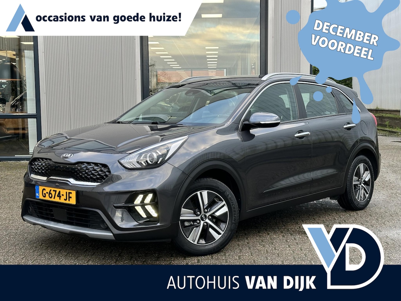 Kia Niro - 1.6 GDi Hybrid Edition !! EINDEJAARSPRIJS !! - AutoWereld.nl