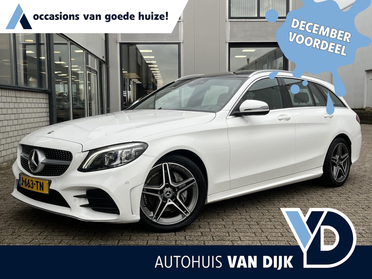 Mercedes-Benz C-klasse Estate - 180 Business Solution AMG !! EINDEJAARSPRIJS !! - AutoWereld.nl