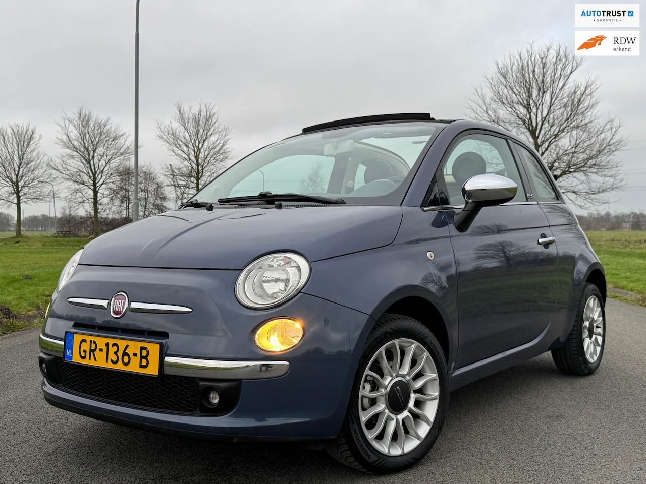 Fiat 500 C - 1.2 Lounge Cabrio Lichtmetaal Airco CV+AB - AutoWereld.nl