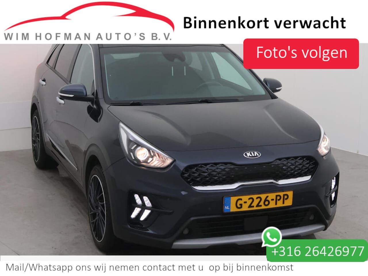 Kia Niro - 1.6 GDi PHEV DynamicPlusLine NW Model Trekhaak Camera - AutoWereld.nl