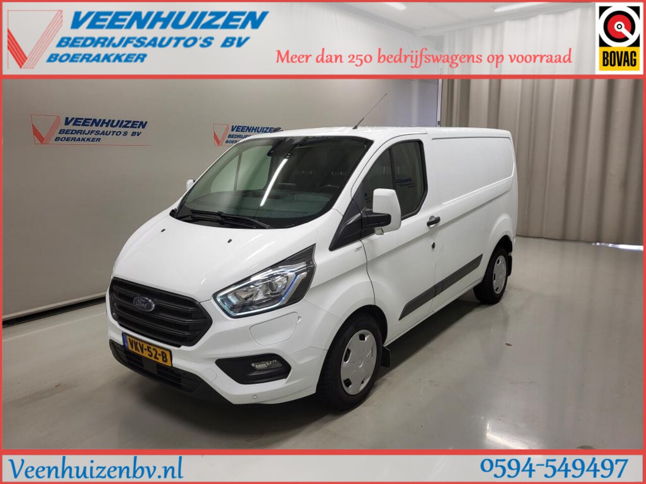 Ford Transit Custom - 1.0EcoBoost Benzine-Hybride Automaat! - AutoWereld.nl