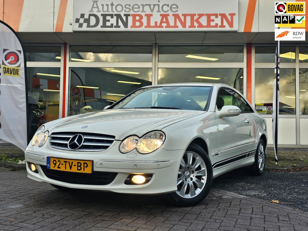 Mercedes-Benz CLK-klasse Coupé - 280 V6 Elegance BJ.2007 / Navi / Clima / Lmv / Trekhaak / 6bak / 16"Lmv !! - AutoWereld.nl