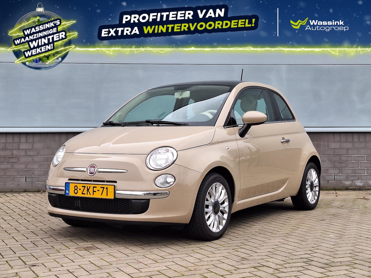 Fiat 500 - TWIN AIR 85 Lounge | Parkeersensoren | Spraakbediening | Radio - AutoWereld.nl