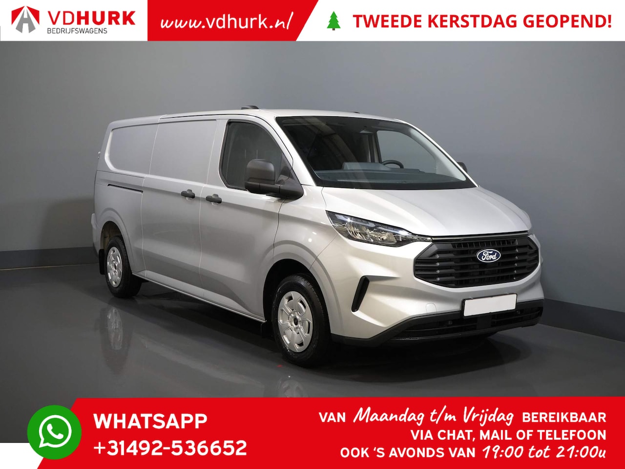 Ford Transit Custom - 320 2.0 TDCI 150 pk L2 Trend 5 jaar/ 200.000km GARANTIE! Trekhaak/ Laadruimte pakket - AutoWereld.nl