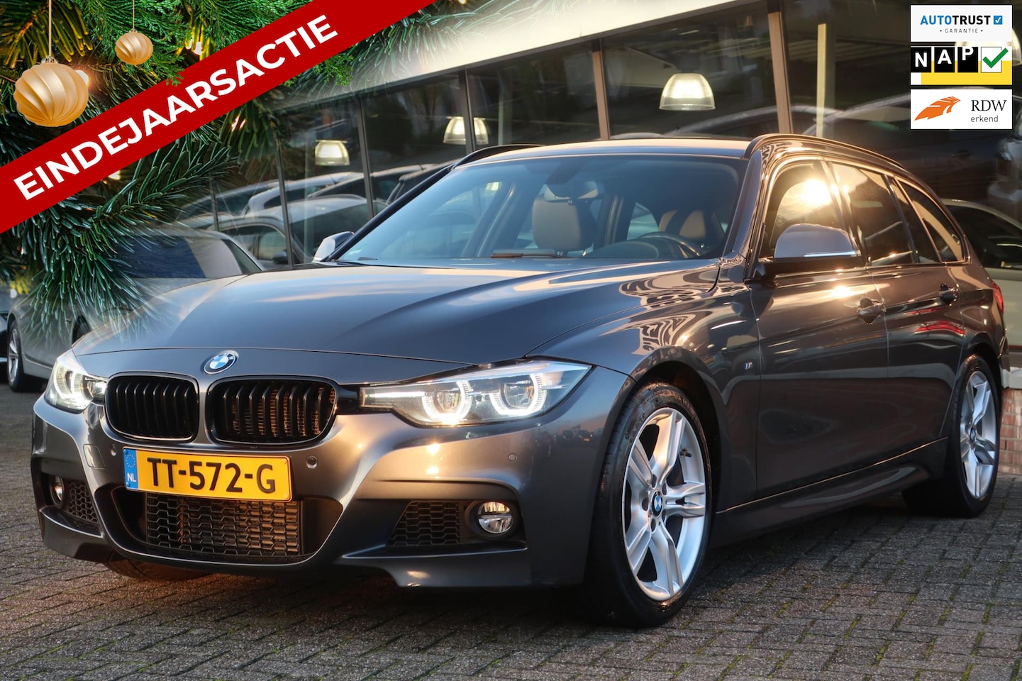 BMW 3-serie Touring - 318i M Sport Edition 2e EIG_LED_LEDER_PDC V+A_NL-AUTO. - AutoWereld.nl