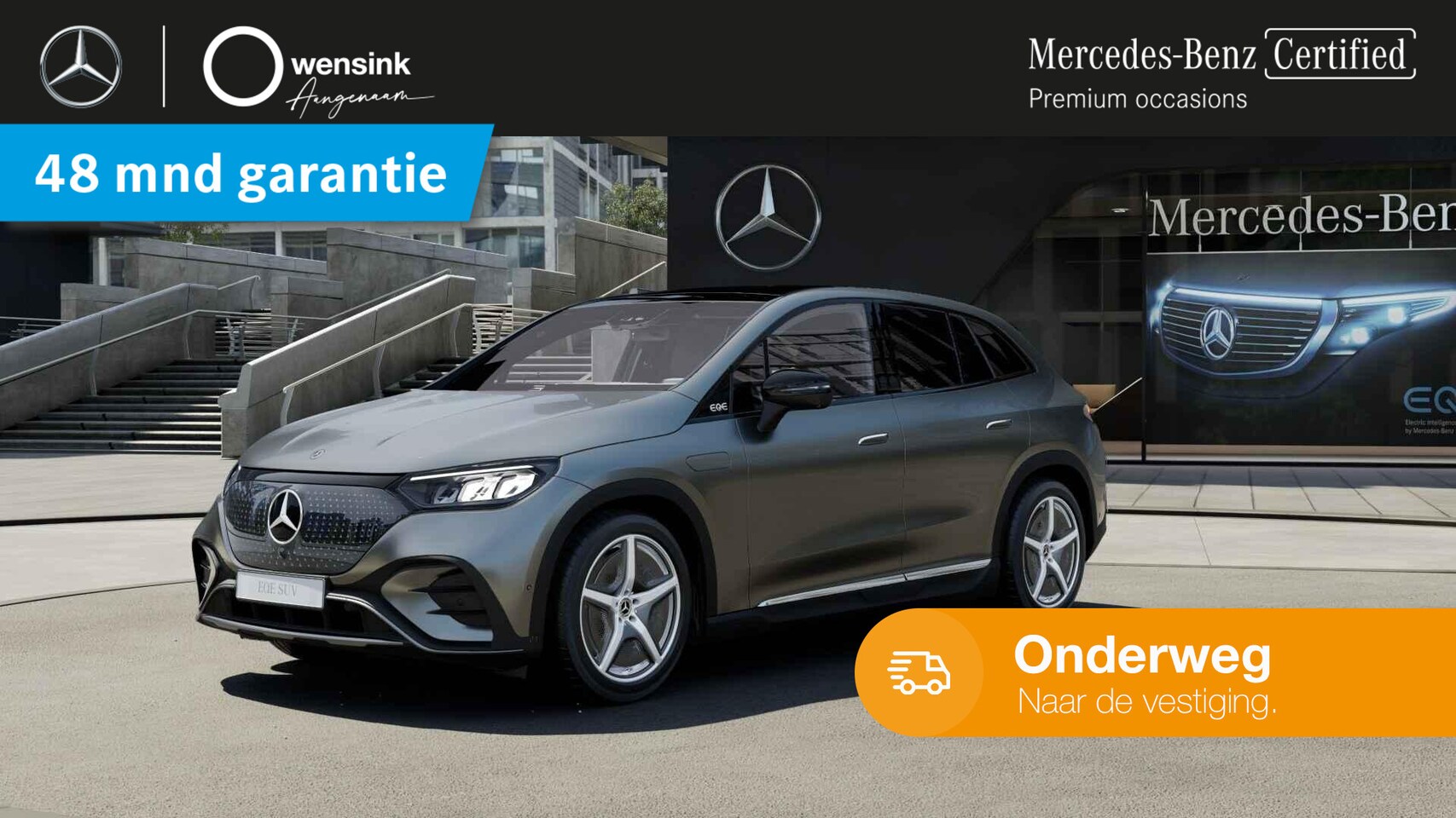 Mercedes-Benz EQE SUV - 350 4Matic AMG Line 91 kWh | AMG | Panoramadak | Trekhaak | Leder | - AutoWereld.nl