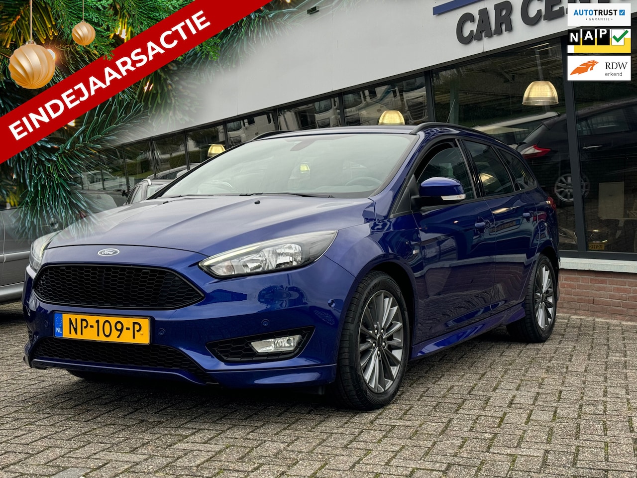 Ford Focus Wagon - 1.5 ST-Line 2e EIG_LED_GR-NAVI_PDC V+A_17-INCH. - AutoWereld.nl