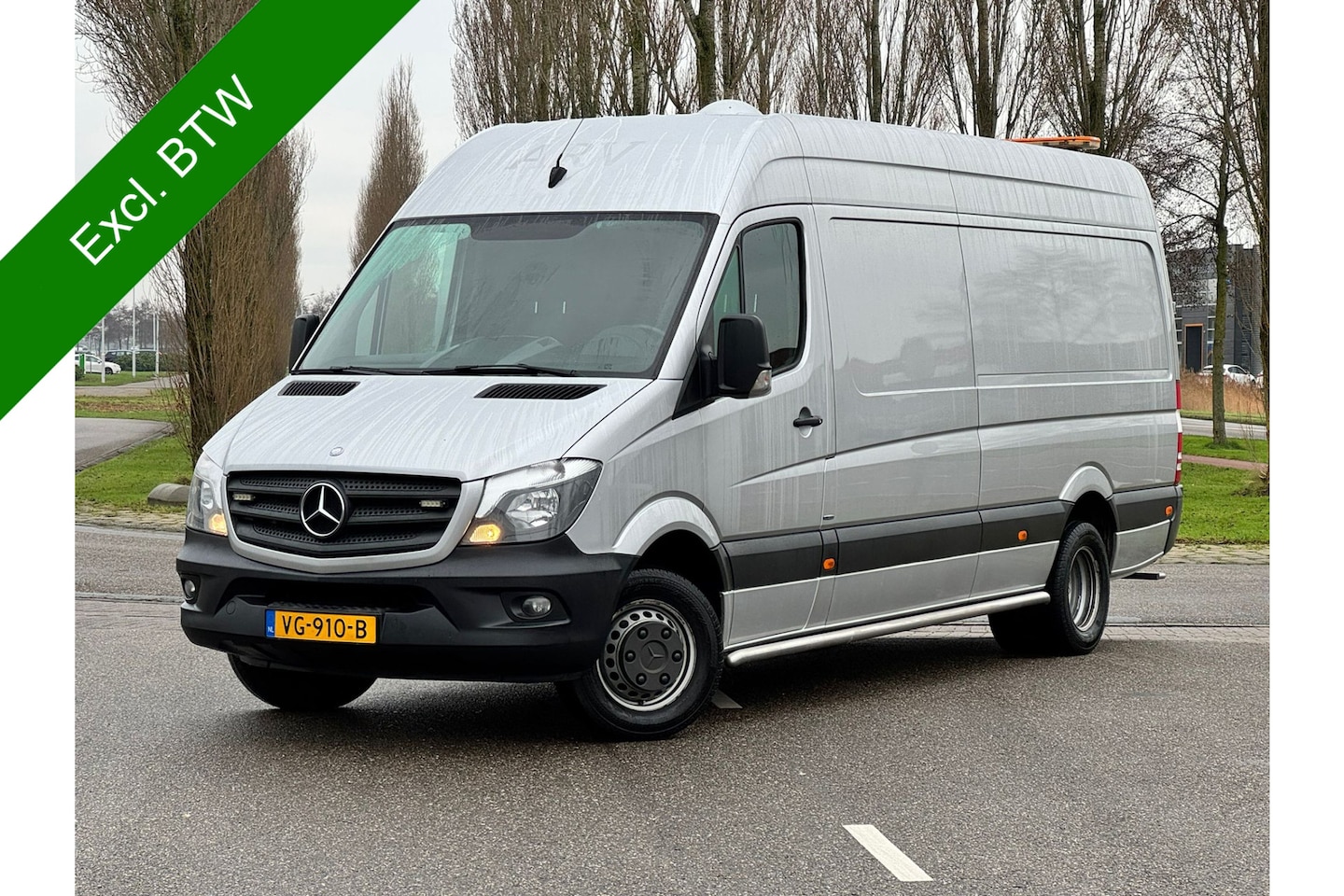 Mercedes-Benz Sprinter - 519 3.0 CDI 432 HD l lL3/H2 l 3500 kg AHW gewicht l trekhaak l airco l Houten Vloer l Beck - AutoWereld.nl