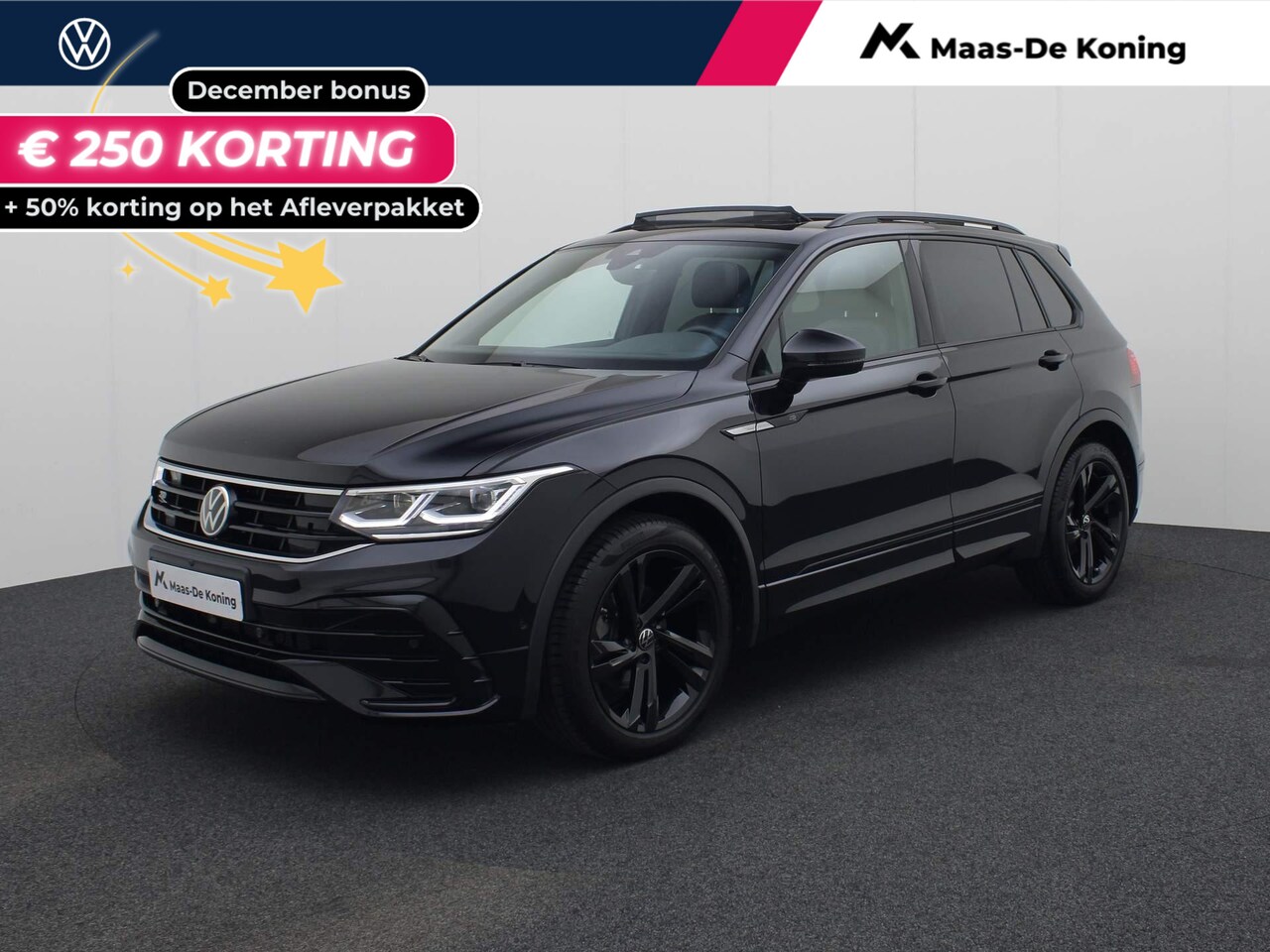 Volkswagen Tiguan - 1.5TSI/150PK R Line DSG · Panoramadak · Leder · Parkeersensoren + rondom zichtcamera · Gar - AutoWereld.nl