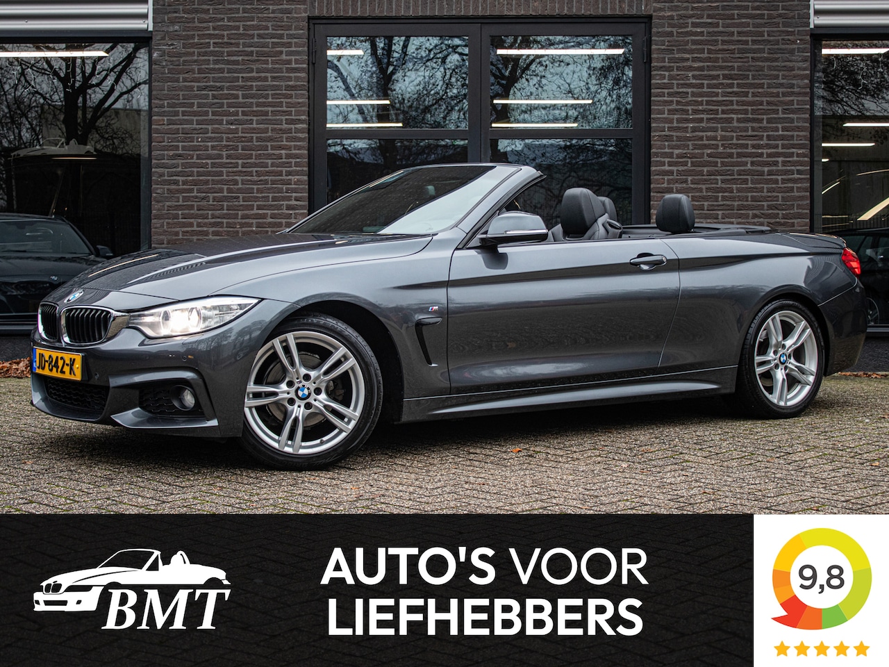 BMW 4-serie Cabrio - 420i F33 M Sport High Executive / Handgeschakeld / Leer - AutoWereld.nl