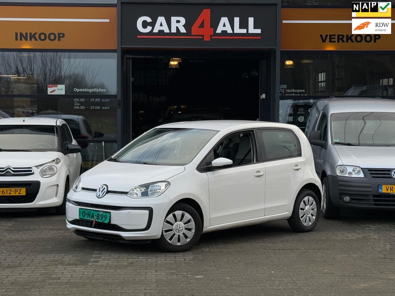 Volkswagen Up! - 1.0 BMT move up! AIRCO/LED/NWE KOPPELING/ELEKRAMEN/BLUETOOTH - AutoWereld.nl