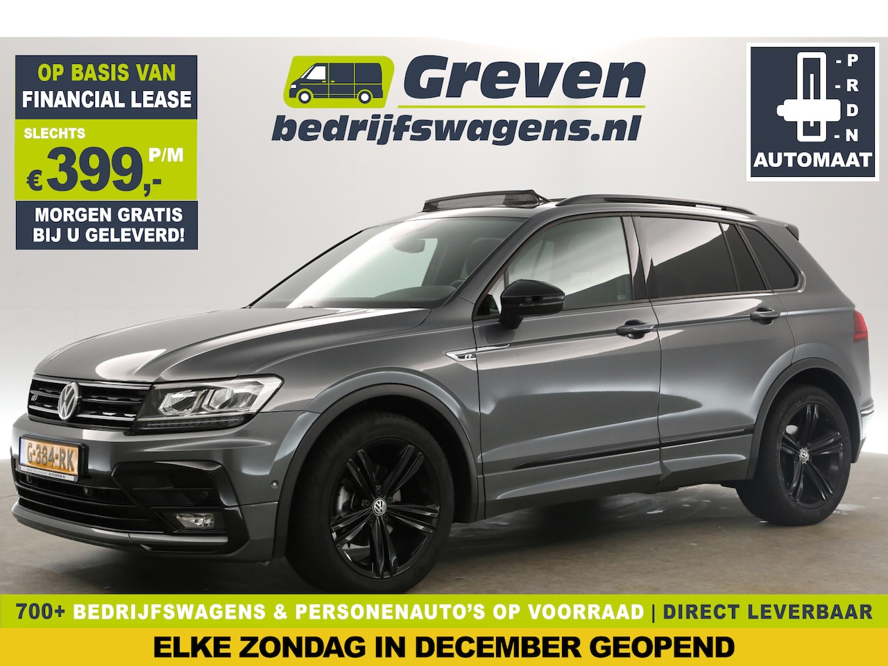 Volkswagen Tiguan - 1.5 TSI R-line Black Edition 150PK DSG Automaat ACC Pano Clima Camera Carplay LED Virtual - AutoWereld.nl