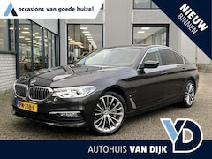 BMW 5-serie - 530e iPerformance High Executive | NL Auto/Voll.Historie/Navi/Leder/Adapt.Cruise/19"/Stoel