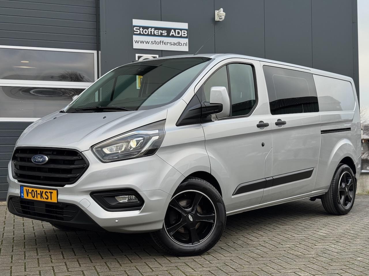 Ford Transit Custom - 340 2.0 EcoBlue 170pk L2H1 DC 5P | 2x schuifdeur | Xenon | Trekhaak | ACC | BLIS | CarPlay - AutoWereld.nl