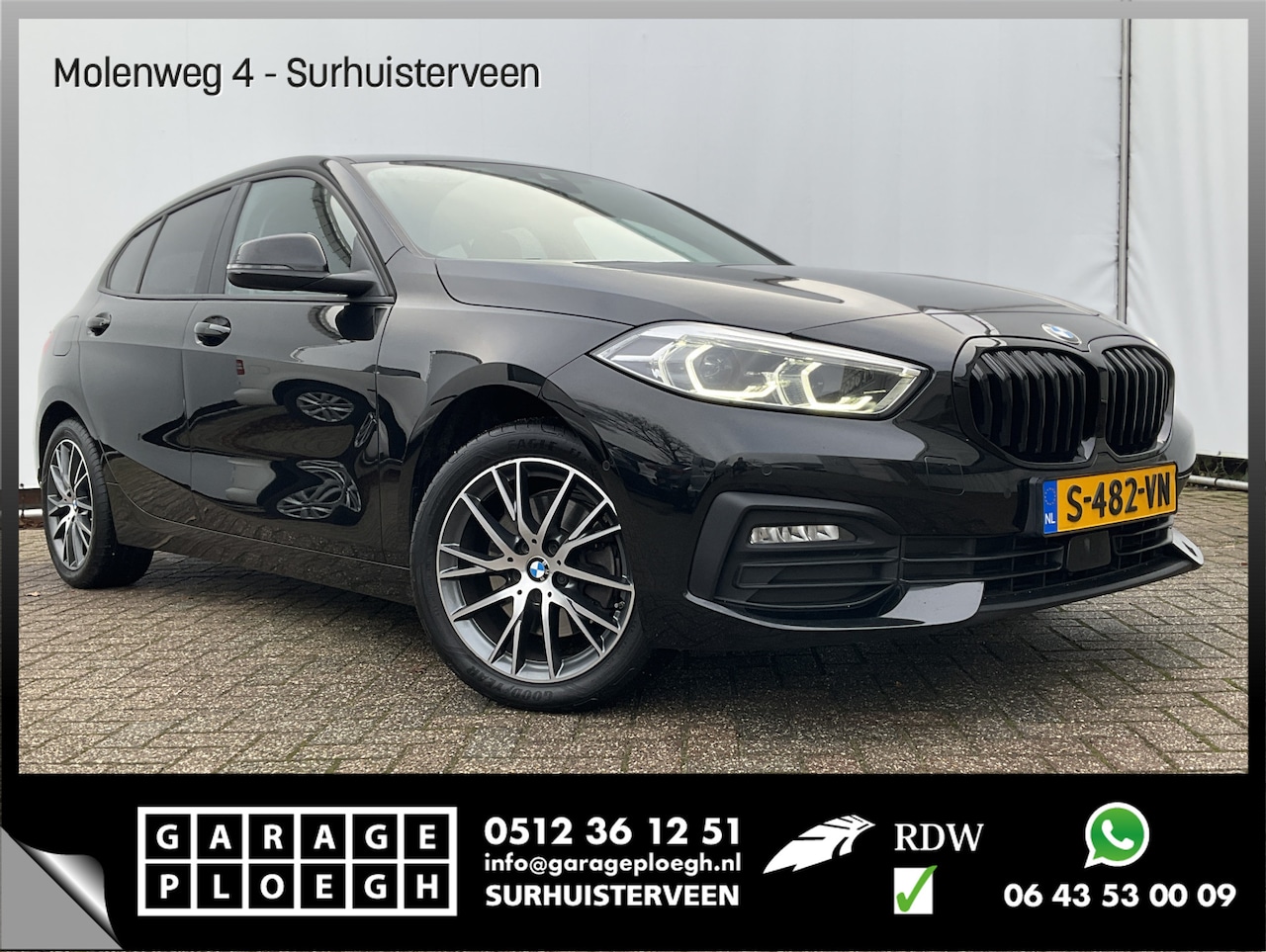 BMW 1-serie - 116i High Executive Automaat HUD Led Nav/Cam Carplay! - AutoWereld.nl